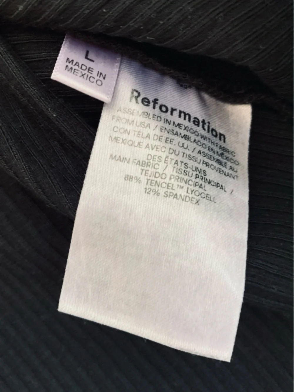 Reformation scoop neck
